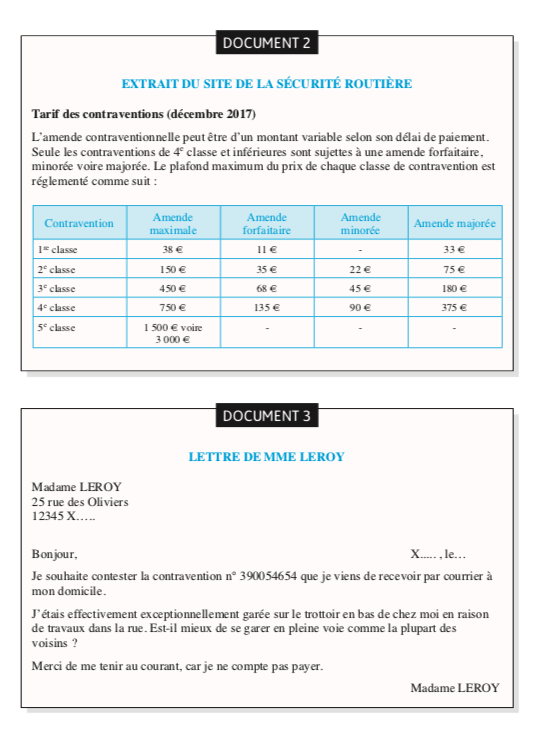 Rédaction d'une lettre administrative - 2020 - Chancellerie