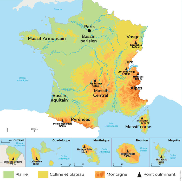 Les paysages et les reliefs​ < Atlas des paysages de La Réunion