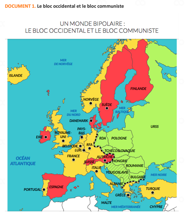 Cours Histoire Geo Et Emc 3e Un Monde Bipolaire Au Temps De La Guerre Froide Brevet 2021